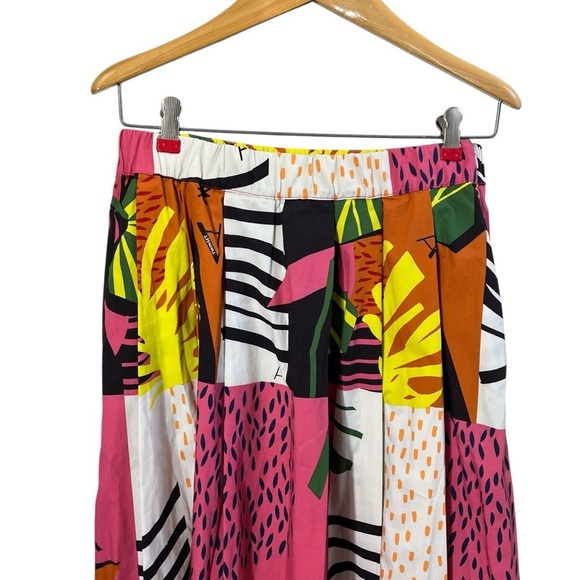 TWINSET ACTITUDE Printed Poplin Long Skirt - Picture 6 of 15